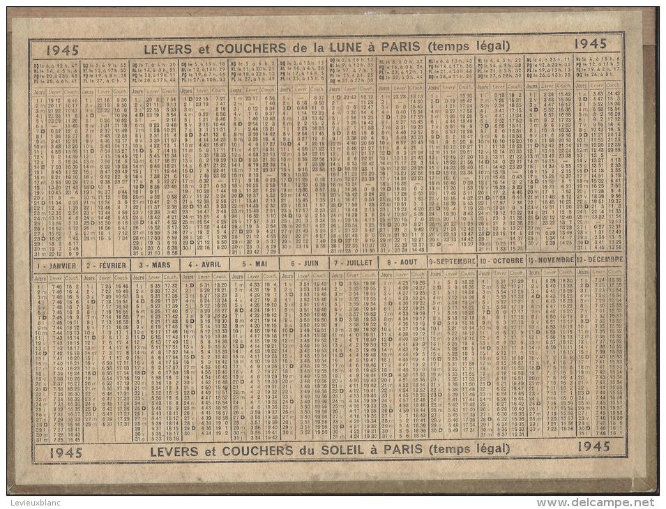 Almanach Des Postes  Télégraphes Et Téléphone /La Loire à Orléans/ Seine / Paris /1945    CAL125 - Small : 1941-60