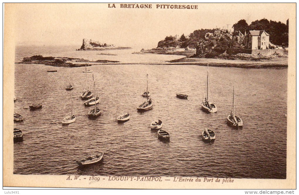 CPA - LOGUIVY-PAIMPOL (22) - L'Entrée Du Port De Pêche - Other & Unclassified