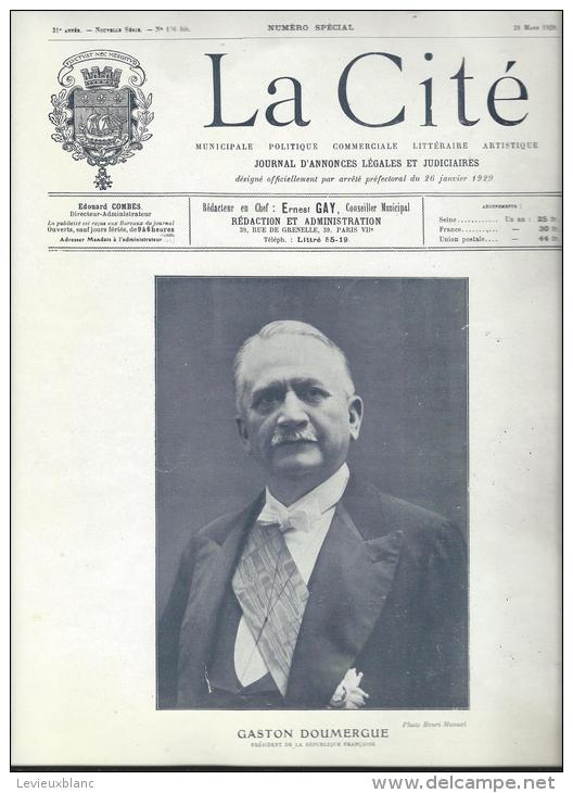 Journal Annonces Légales Et Judiciaires/ "La Cité /N°spécial/ Centenaire Du Corps Des Gardiens De La PAIX/1929   VJ5 - Petit Format : 1941-60