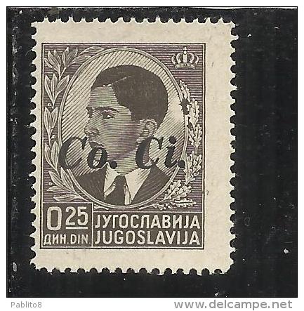 LUBIANA 1941 Co. Ci. 25 P MNH - Lubiana