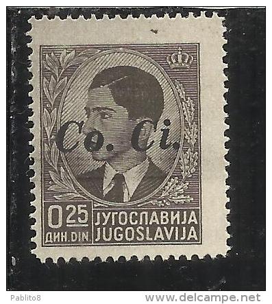 LUBIANA 1941 Co. Ci. 25 P MNH - Lubiana