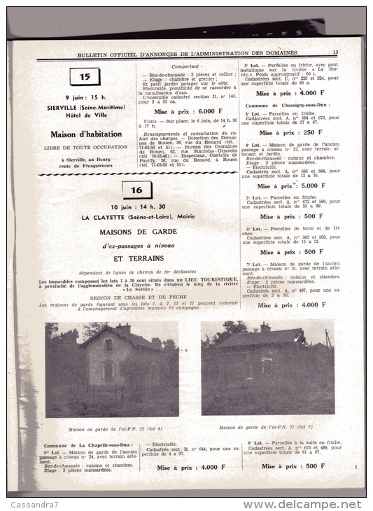 Bulletin Officiel Annonces Administration Domaines-N°413-Fort Du Portalet (Basses-pyrénées) Borce, Etsaut, Urdos- - Autres & Non Classés