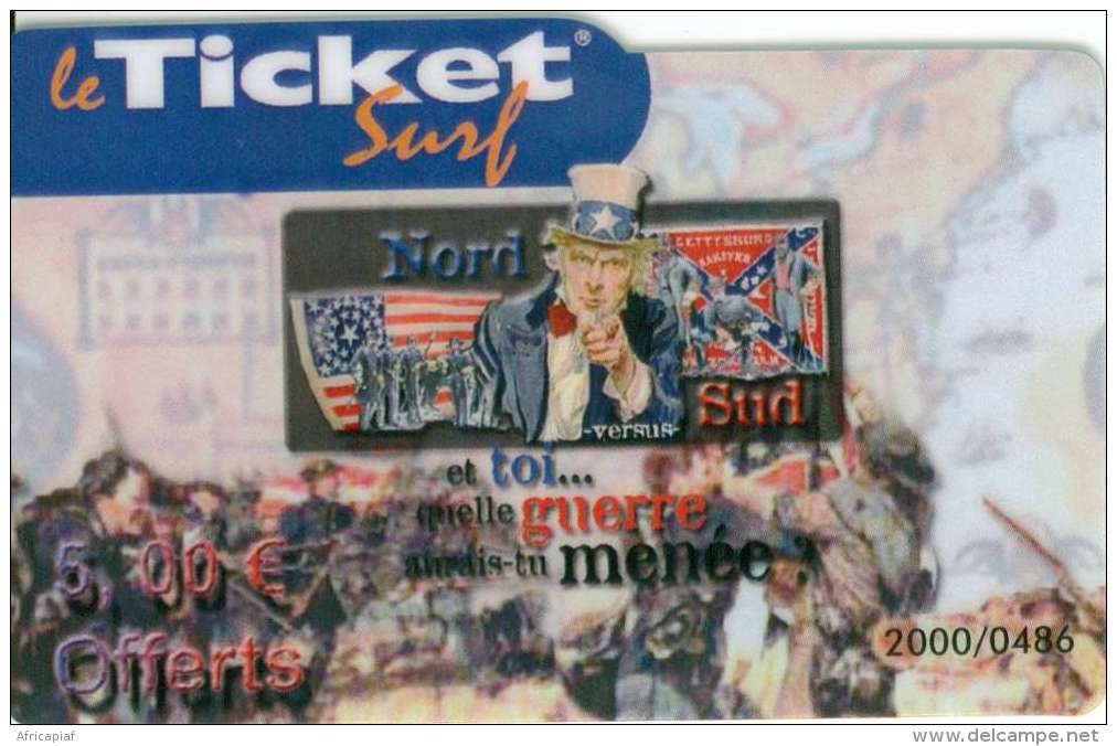 TICKET SURF FT NON GRATTE  2000 EX; - Tickets Surf