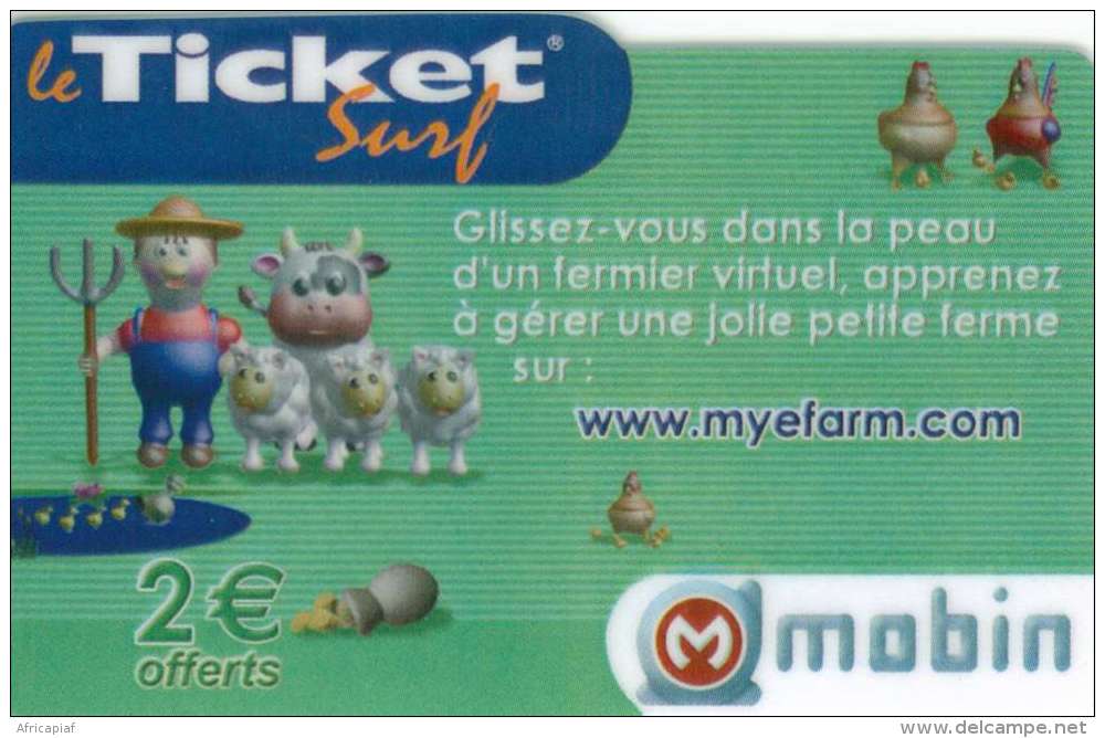 TICKET SURF FT NON GRATTE - Surf