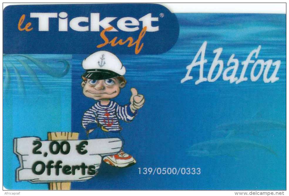 TICKET SURF FT NON GRATTE 500 EX Marin - Surf Tickets