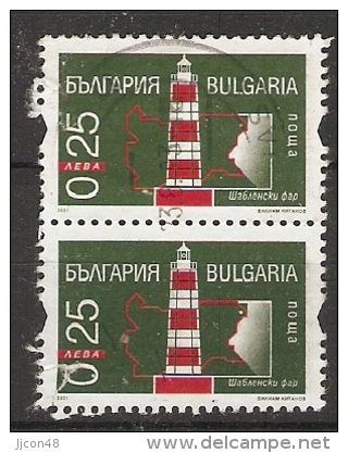 Bulgaria 2001  Lighthouses  (o)  Mi.4533 CS - Used Stamps