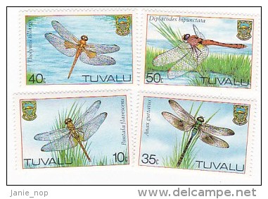 Tuvalu 1983 Dragonflies Set  MNH - Tuvalu