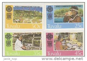 Tuvalu 1983 World Communication Day Set  MNH - Tuvalu