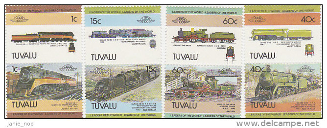 Tuvalu 1984 Trains Set  MNH - Tuvalu