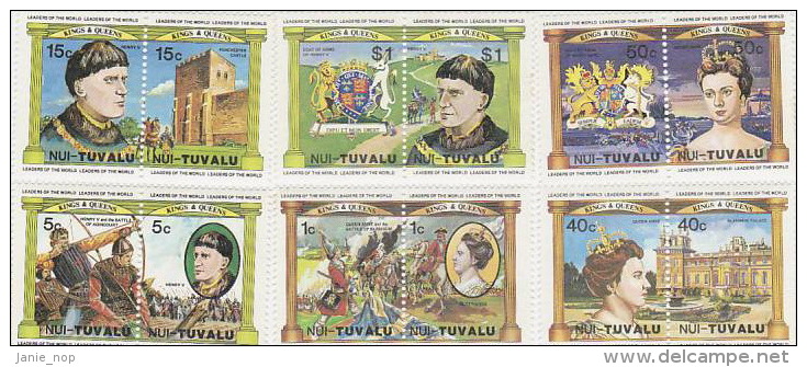 Tuvalu Nui 1984 British Monarchs Set  MNH - Tuvalu (fr. Elliceinseln)