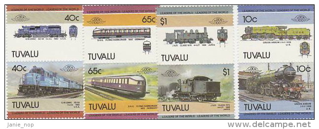 Tuvalu 1985 Trains Part 5  MNH - Tuvalu (fr. Elliceinseln)