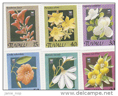 Tuvalu 1990 Flowers Set  MNH - Tuvalu