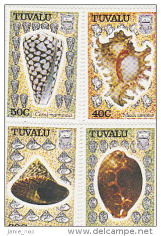 Tuvalu 1990 Seashells Set  MNH - Tuvalu