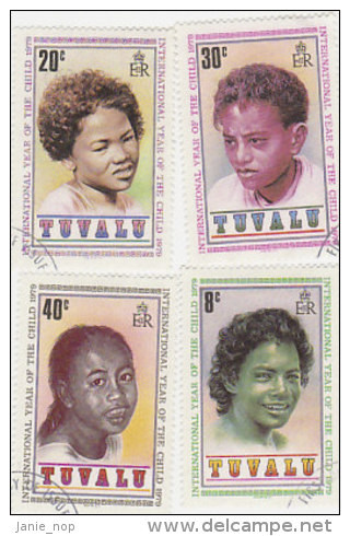 Tuvalu-1979 International Year Of  Child Used Set - Tuvalu