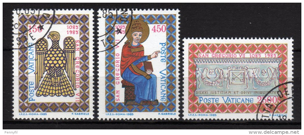 VATICANO - 1985 YT 776/778 USED CPL - Used Stamps