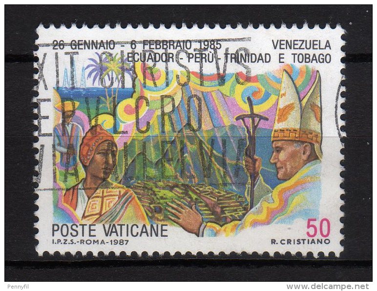VATICANO - 1987 YT 817 USED - Used Stamps