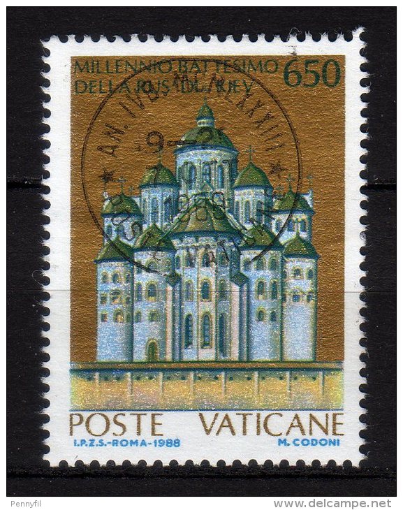 VATICANO - 1988 YT 838 USED - Used Stamps