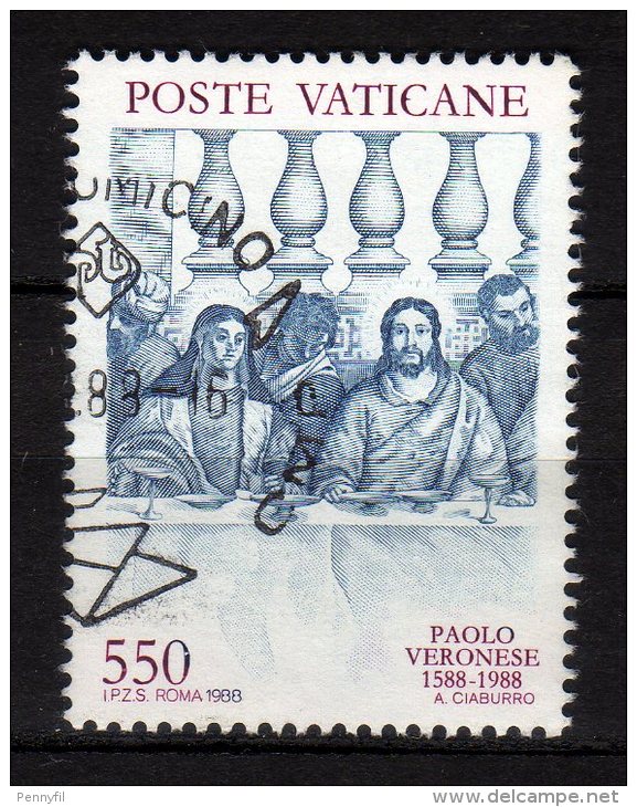 VATICANO - 1988 YT 840 USED - Used Stamps