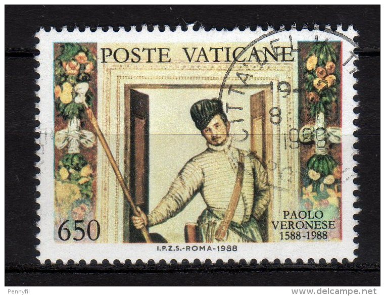 VATICANO - 1988 YT 841 USED - Used Stamps