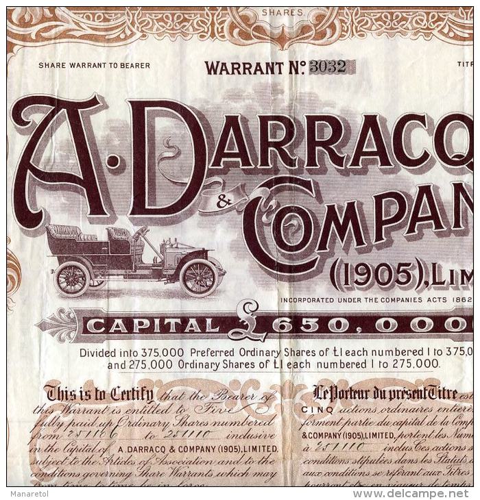 ACCION AUTOMOVILES DARRACQ & Co. - Automobilismo