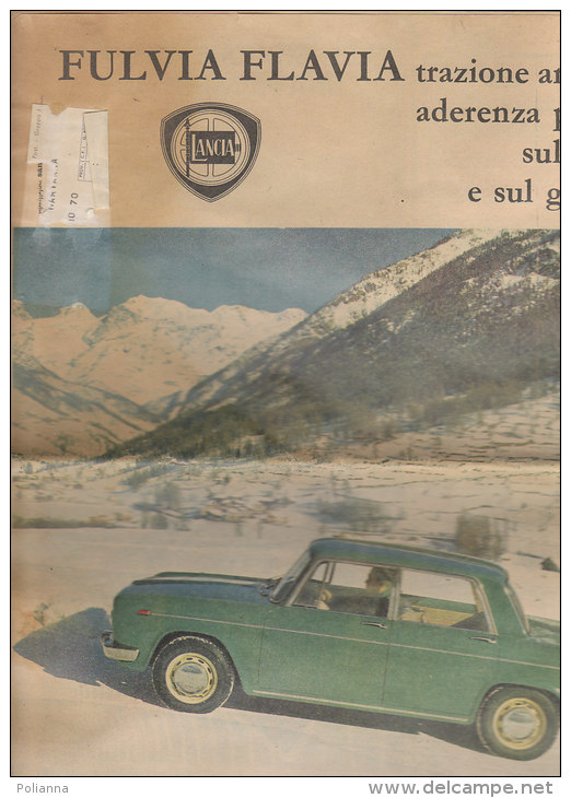 C01009 - Rivista L'AUTOMOBILE N.6 - 1964/LA VERA FIAT 850 - PUBBLICITA' LANCIA FLAVIA - Engines