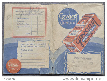 Gevaert Panchro - 1 Pochette RV De Developpement Pour Rangement Negatif Et Papier - RARE - Matériel & Accessoires