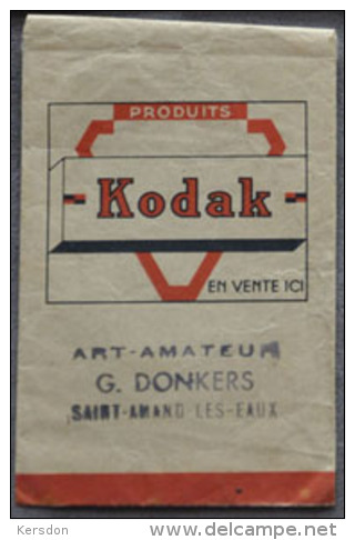 Kodak - 1 Pochette RV De Developpement Pour Rangement Negatif Et Papier - RARE - Materiaal & Toebehoren