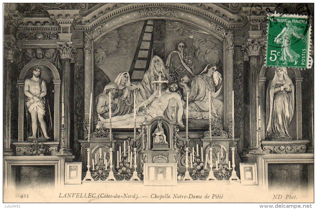 CPA-LANVELLEC (22)- Intérieur De La Chapelle Notre-Dame De Pitié - Lanvellec