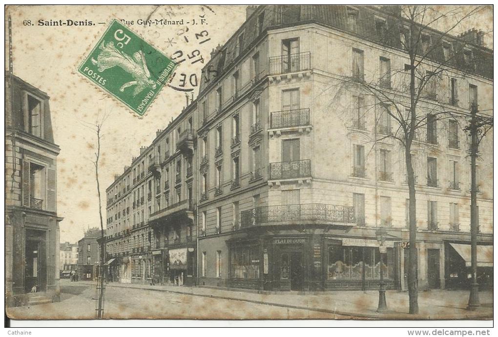 SAINT DENIS . RUE GUY MENARD . RESTAURANT . PLAT DU JOUR - Saint Denis