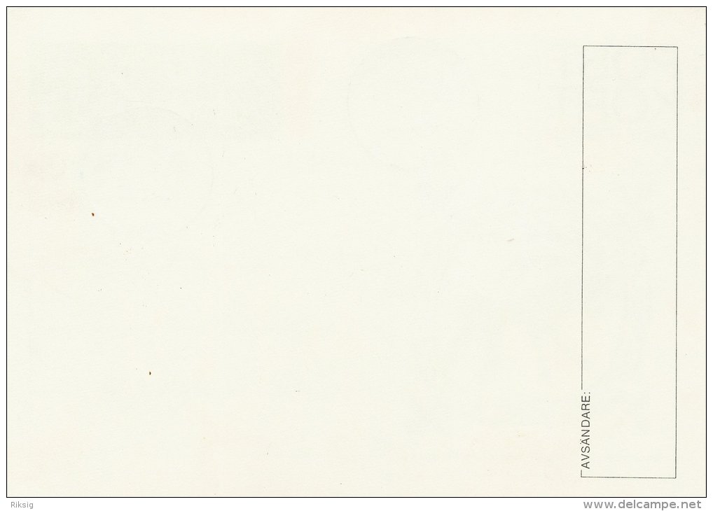 Sweden  Postal Stationery  Posted On Board Europaferjen. Grenaa-Varberg.  A-2051 - Postal Stationery