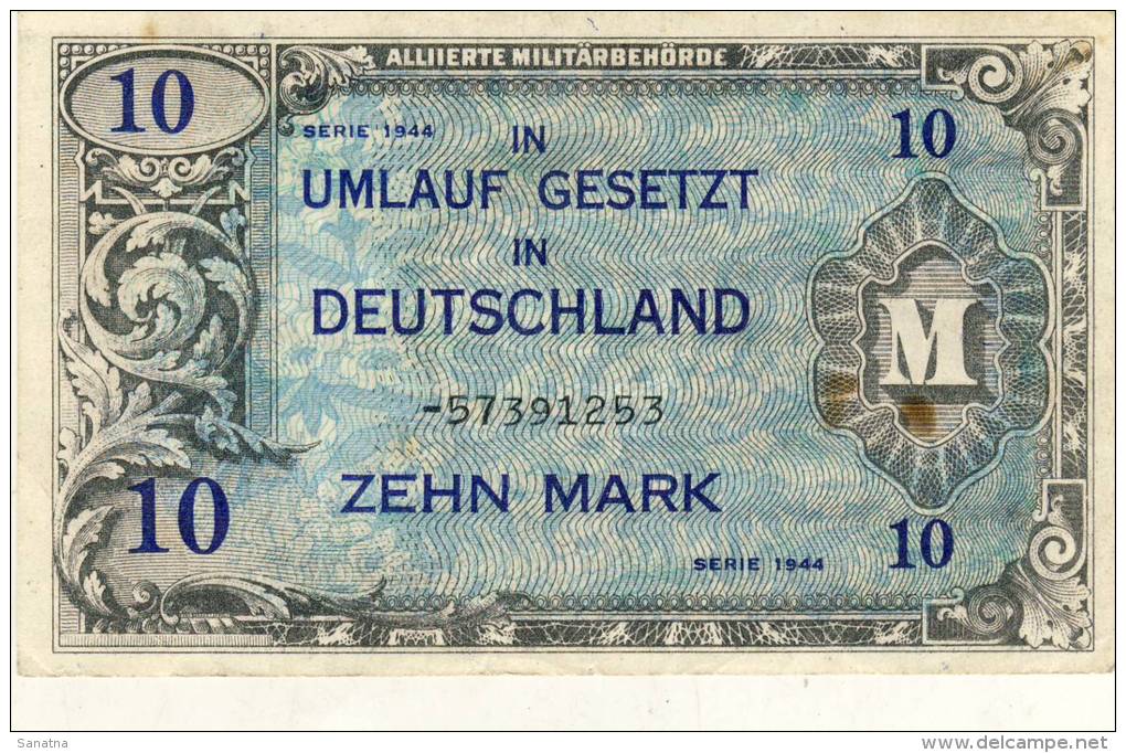 Billet 10 MARK - 10 Deutsche Mark