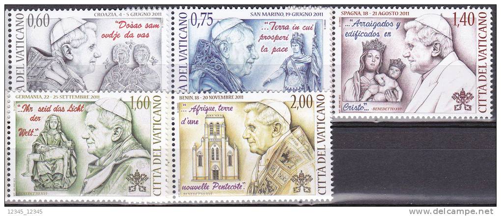 Vaticaan 2012 Postfris MNH Pope - Unused Stamps