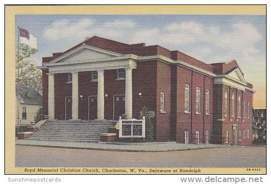 West Virginia Charleston Boyd Memorial Christian Chruch - Charleston