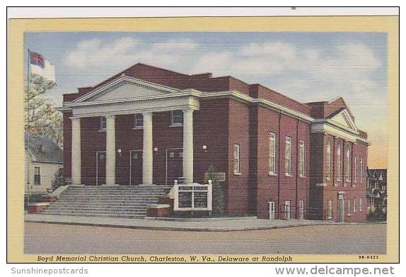 West Virginia Charleston Boyd Memorial Christian Chruch - Charleston