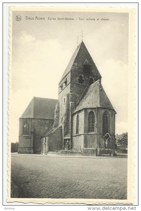 Deux-Acren   *  Eglise Saint-Géréon - Tour Romane Et Choeur - Lessen