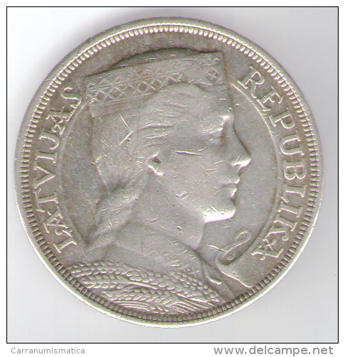 LETTONIA 5 LATI 1929 AG - Latvia