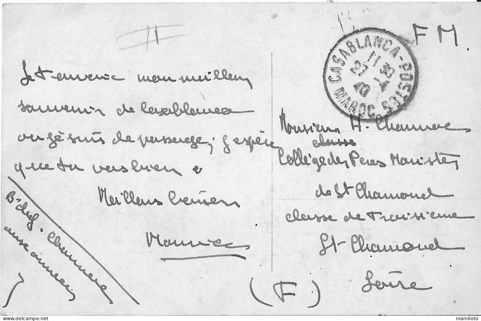 CASABLANCA ( Maroc ) Arrivée De Mr Le Résident Général Noguès ( 6 Oct 1936 ) - Casablanca