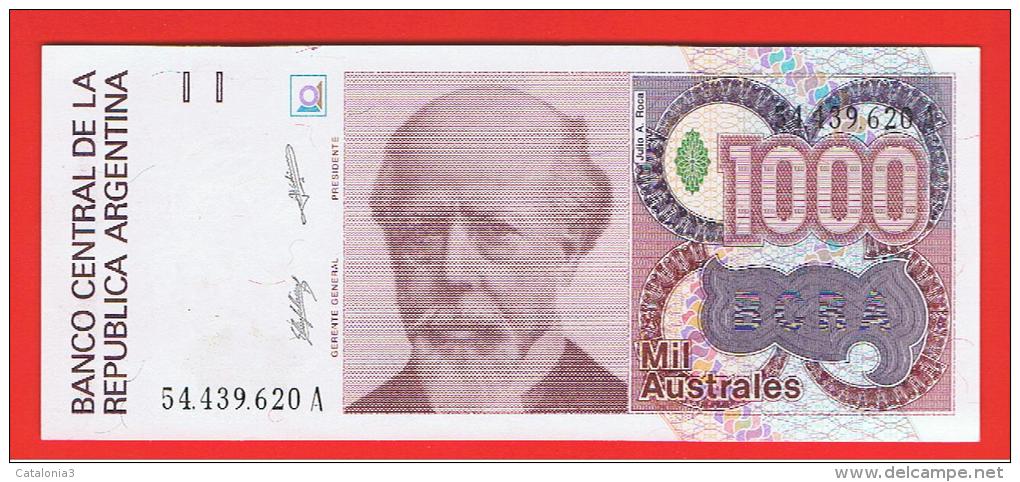 ARGENTINA  -  1000 Australes ND  SC  P-329 - Argentinien