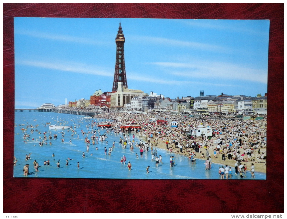 Golden Beach And Tower - Blackpool - Lancashire - England - United Kingdom - Unused - Blackpool
