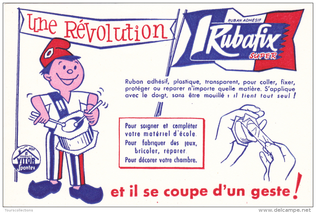 BUVARD Ruban Adhésif RUBAFIX @ Révolution - Papeterie