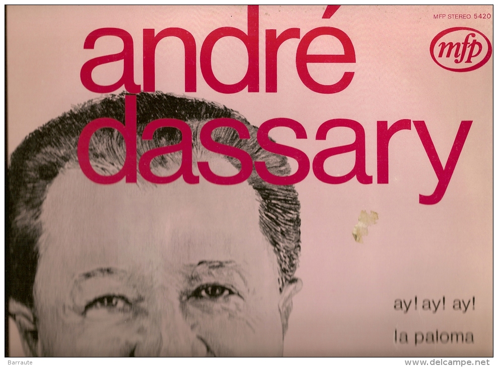 33 Tours André DASSARY  12 Titres Voir Le Descriptif. - Autres - Musique Française