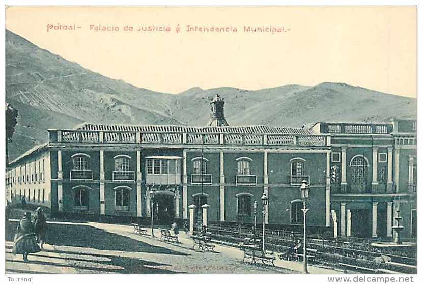 Mai13 954 : Potosi  -  Palacio De Justicia é Intendencia Municipal - Bolivië