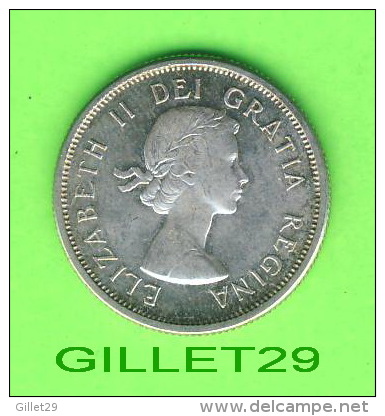 COINS, CANADA - 25 CENTS ELIZABETH II, 1964 - F-12 - - Canada