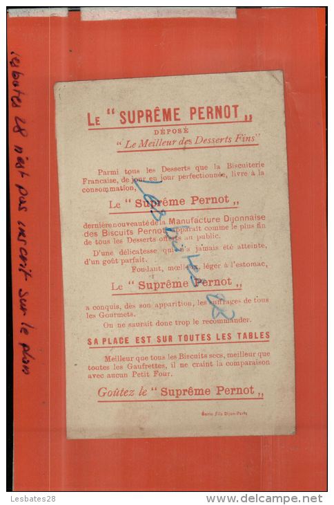 SUPREME PERNOT,  Le Meilleur Des Desserts Fins, Collections Des Affiches Célébries Fantaisies ,   AVRIL 2013  1037 - Pernot