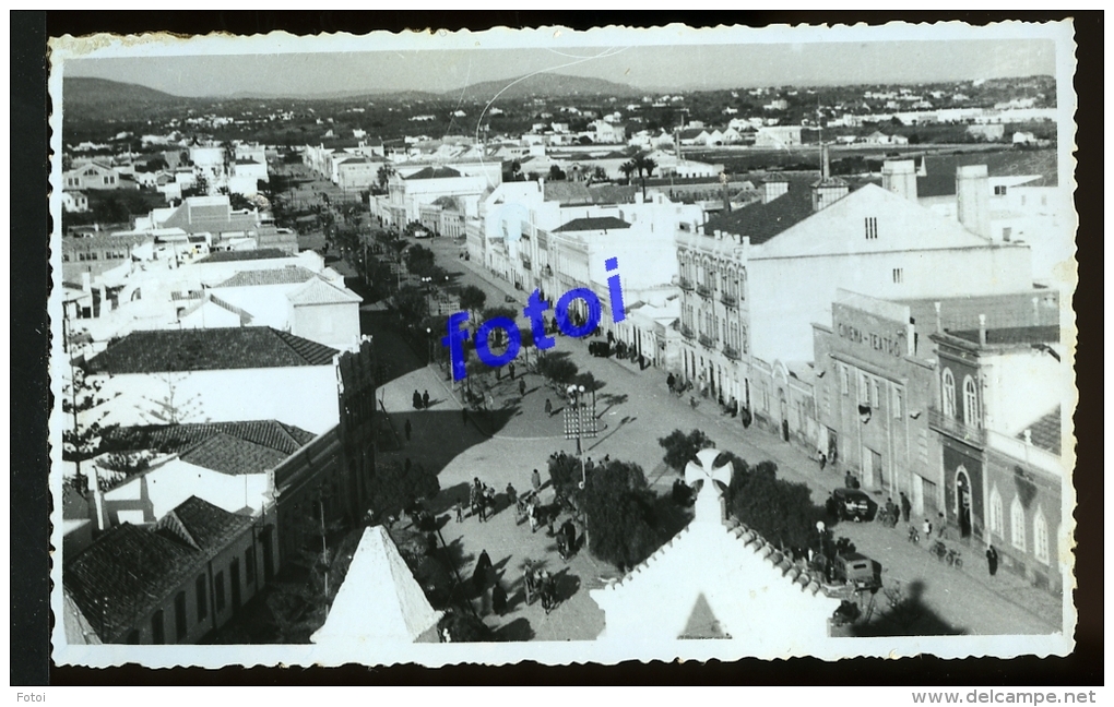 REAL PHOTO POSTCARD CINEMA TEATRO OLHAO ALGARVE PORTUGAL CARTE POSTALE - Faro