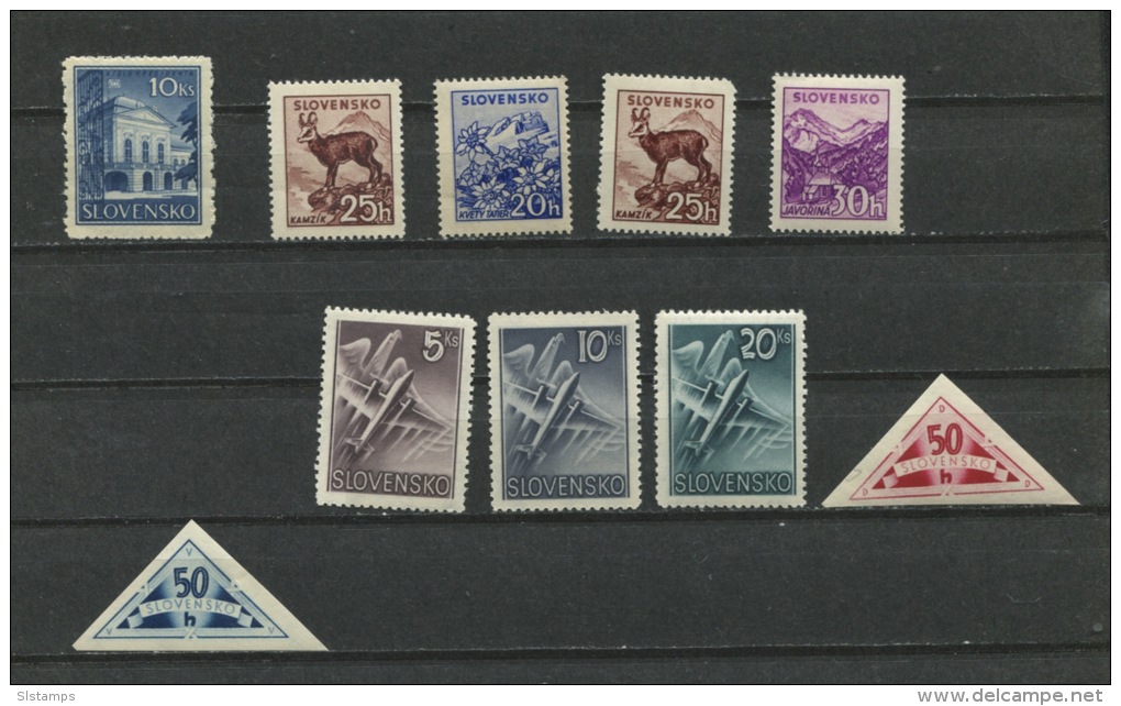 Slovakia 1940 Mi 70-80 MNH Complete Year (- 1 Stamp) Cv 13 Euro - Nuevos