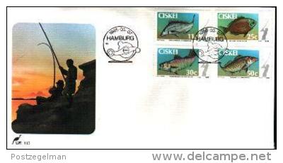 CISKEI, 1985, Coastal Angling,  Mint First Day  Cover,  FDC 1.13 - Ciskei