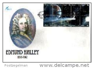 CISKEI, 1986 , Halley's Comet  Mint First Day  Cover,  FDC 1.17 (block Of 10) - Ciskei