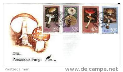 CISKEI, 1988 , Poisonous Fungi,  Mint First Day  Cover,  FDC 1.28 - Ciskei