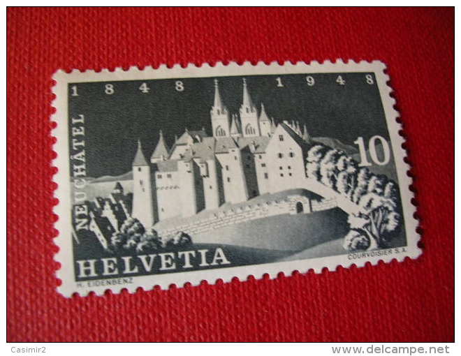 TIMBRE  SUISSE YVERT N°454* - Unused Stamps